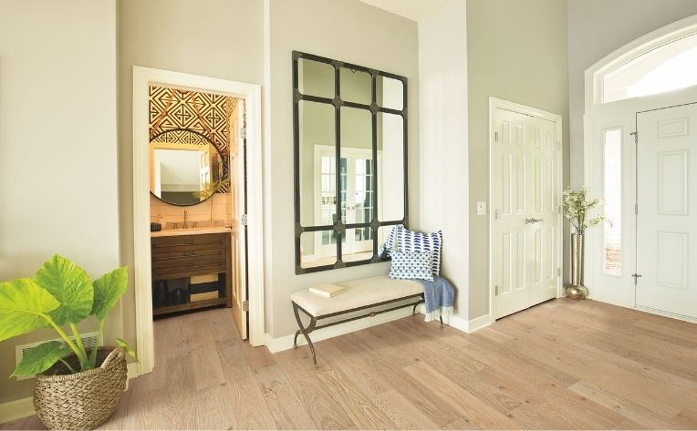 hardwood entryway floors